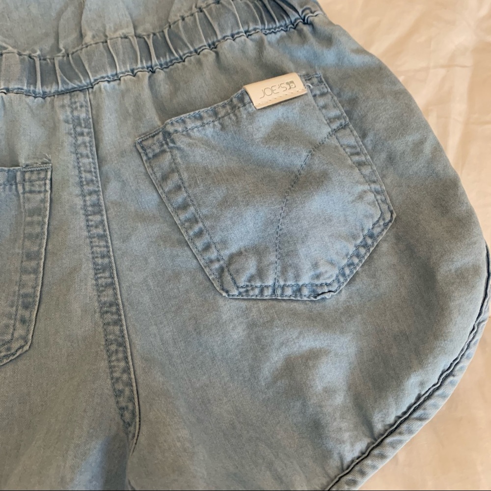 Joes Jeans Girls Chambray Embroidered Romper 6 - Picture 6 of 6